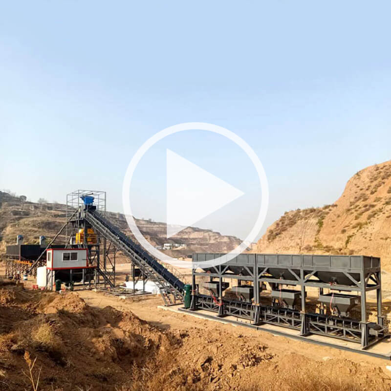 without base concrete batching plant a