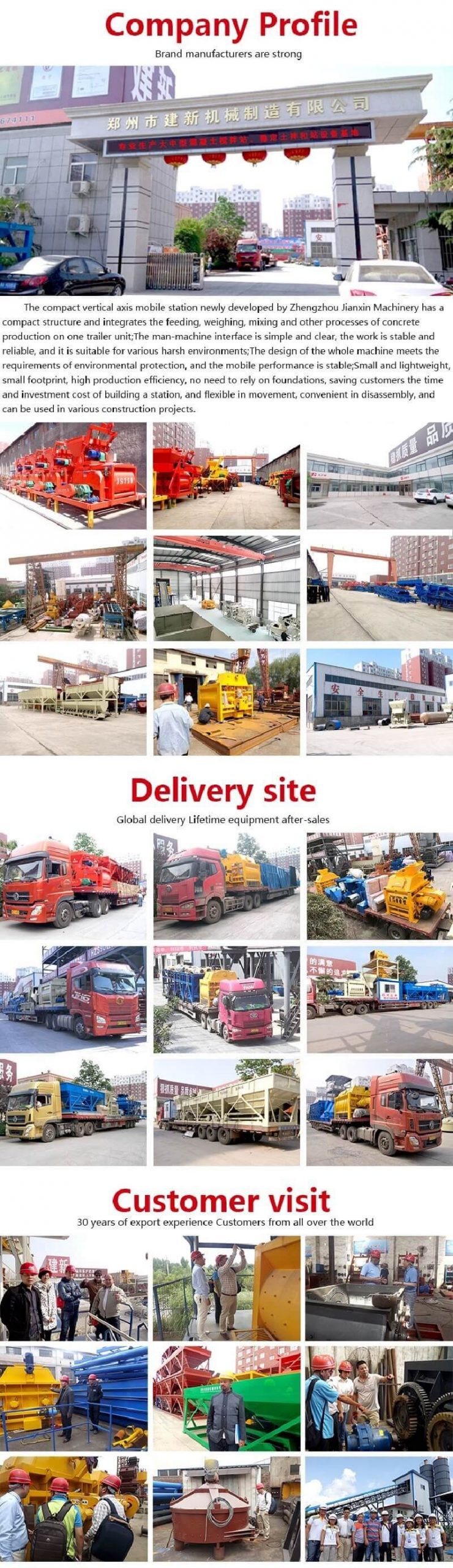 integrated concrete batching mixing plant 10